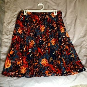Anthropologie floral skirt